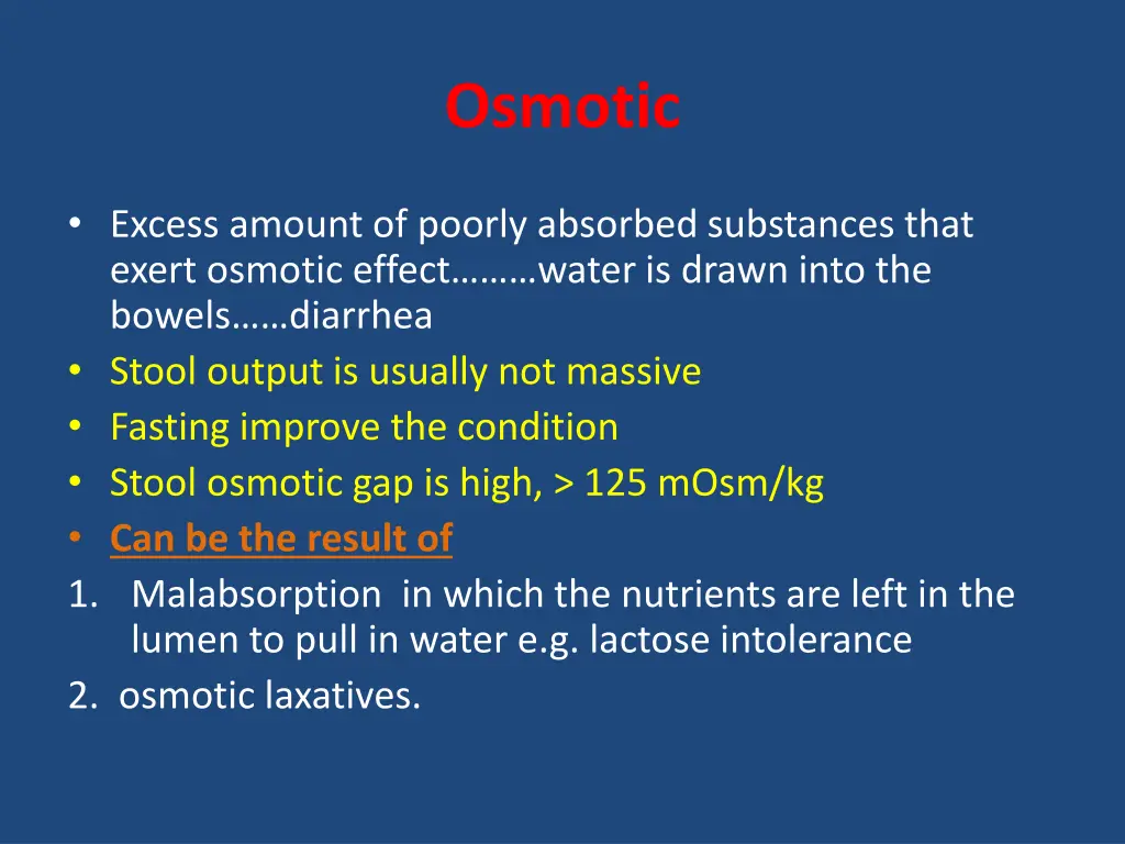 osmotic