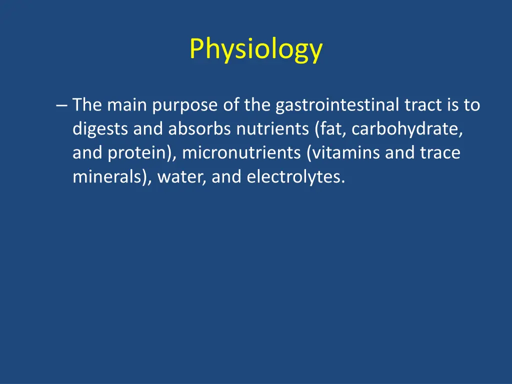 physiology