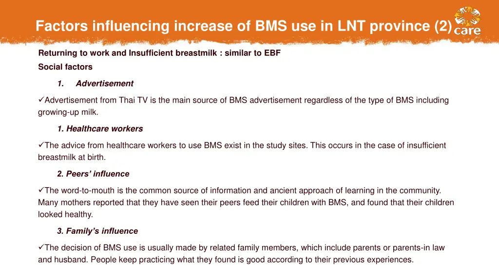 factors influencing increase 1