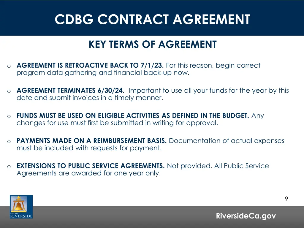 cdbg contract agreement 1