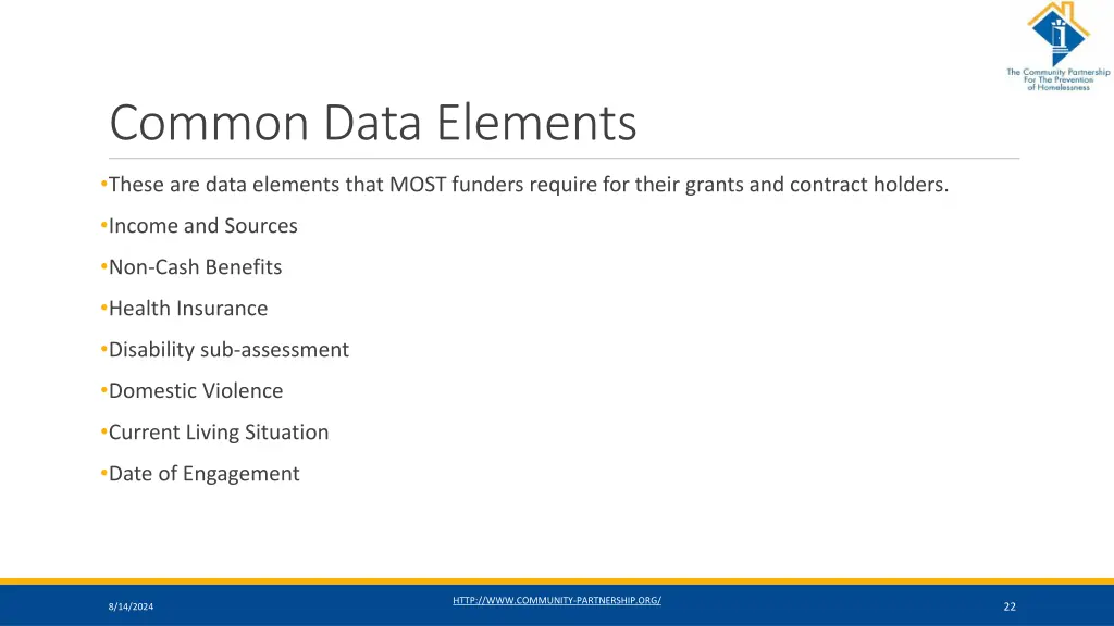 common data elements