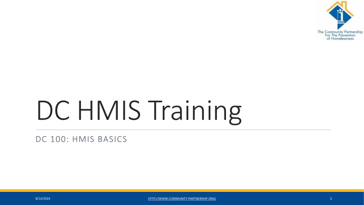 dc hmis training