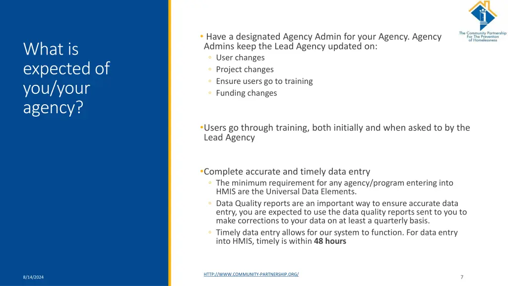 have a designated agency admin for your agency