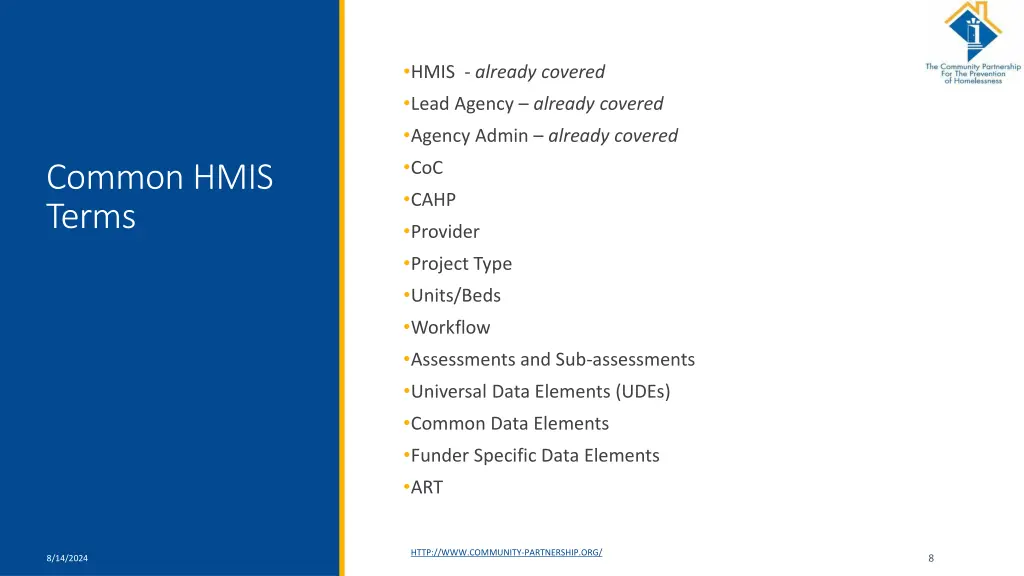 hmis already covered lead agency already covered