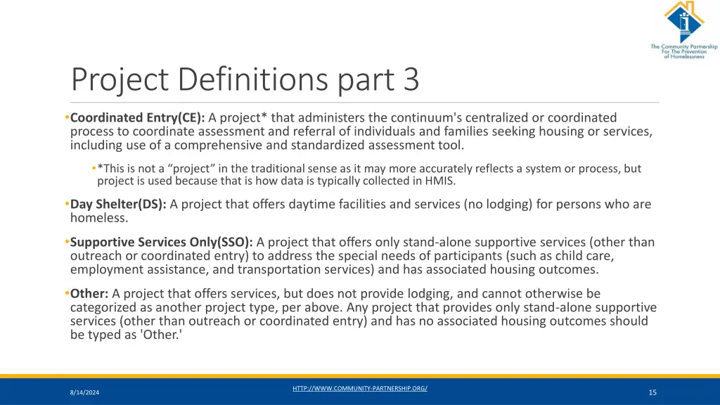 project definitions part 3