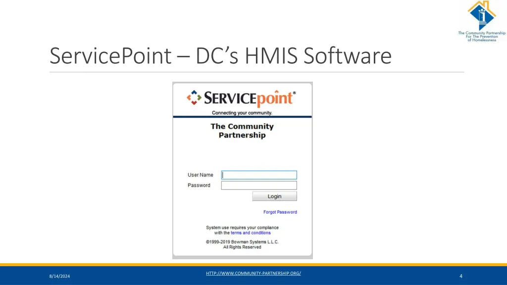 servicepoint dc s hmis software