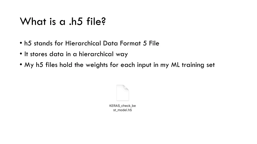 what is a h5 file