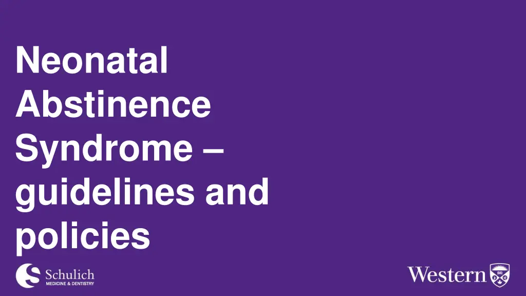 anagement of opioid dependence during pre