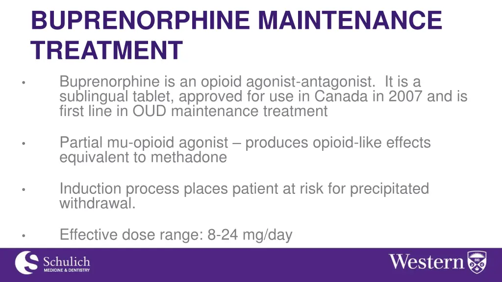 buprenorphine maintenance treatment buprenorphine