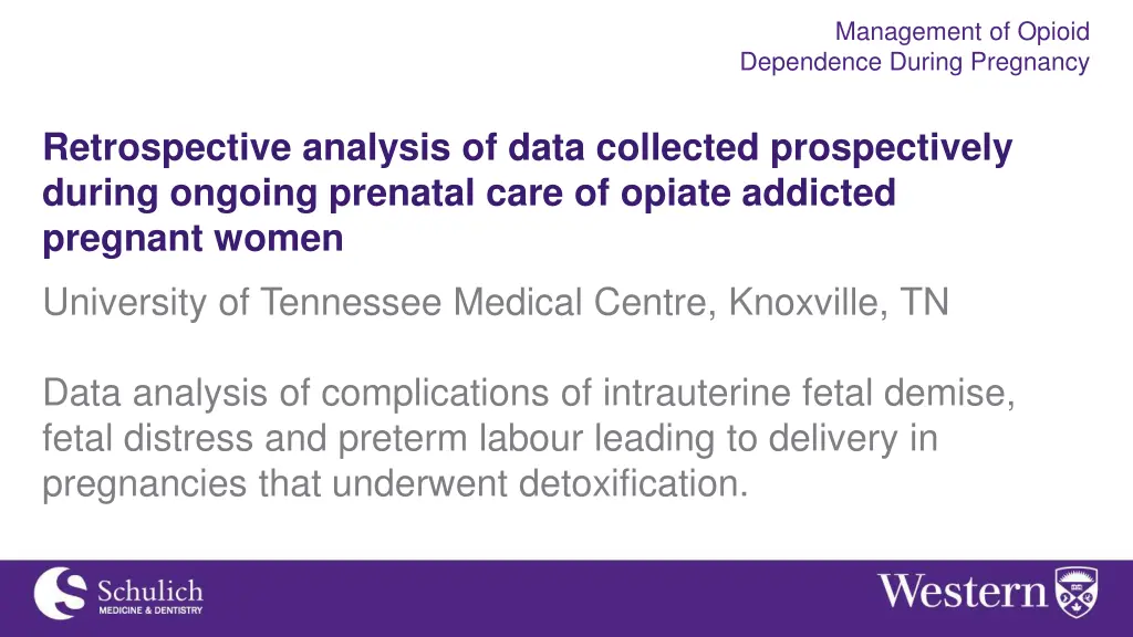 management of opioid dependence during pregnancy 5