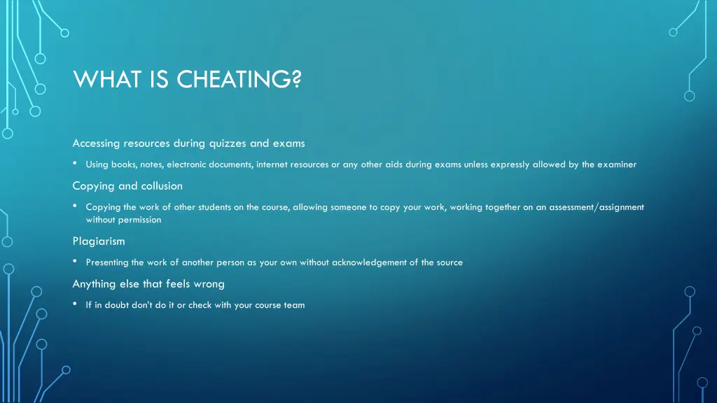 what is cheating