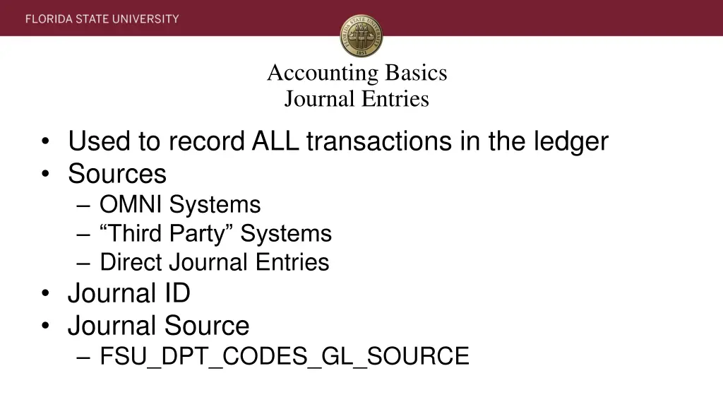 accounting basics journal entries