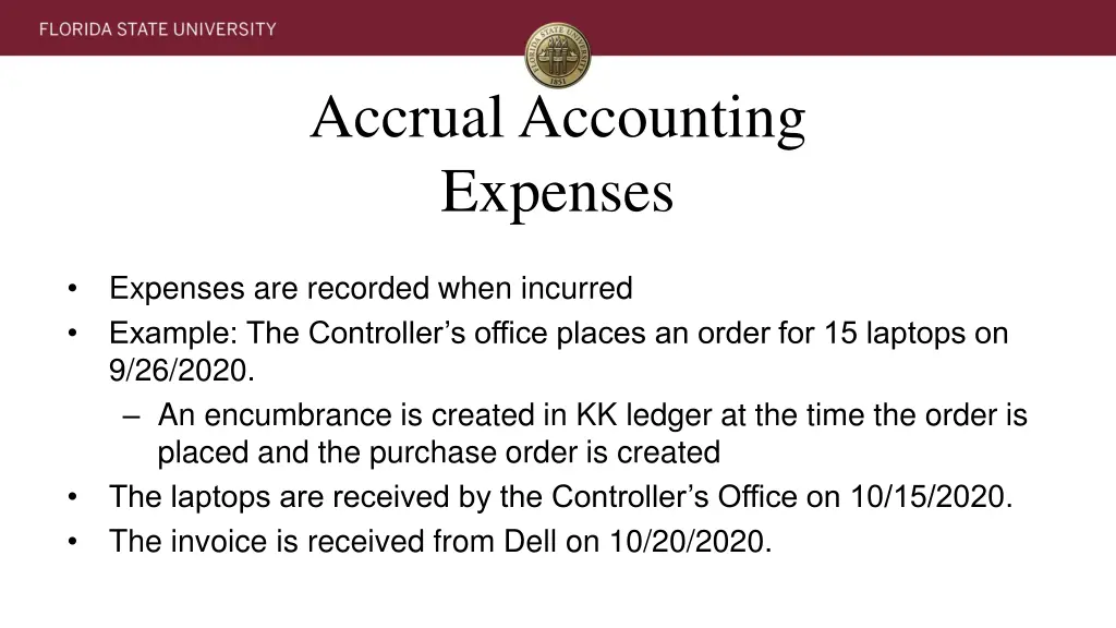 accrual accounting expenses