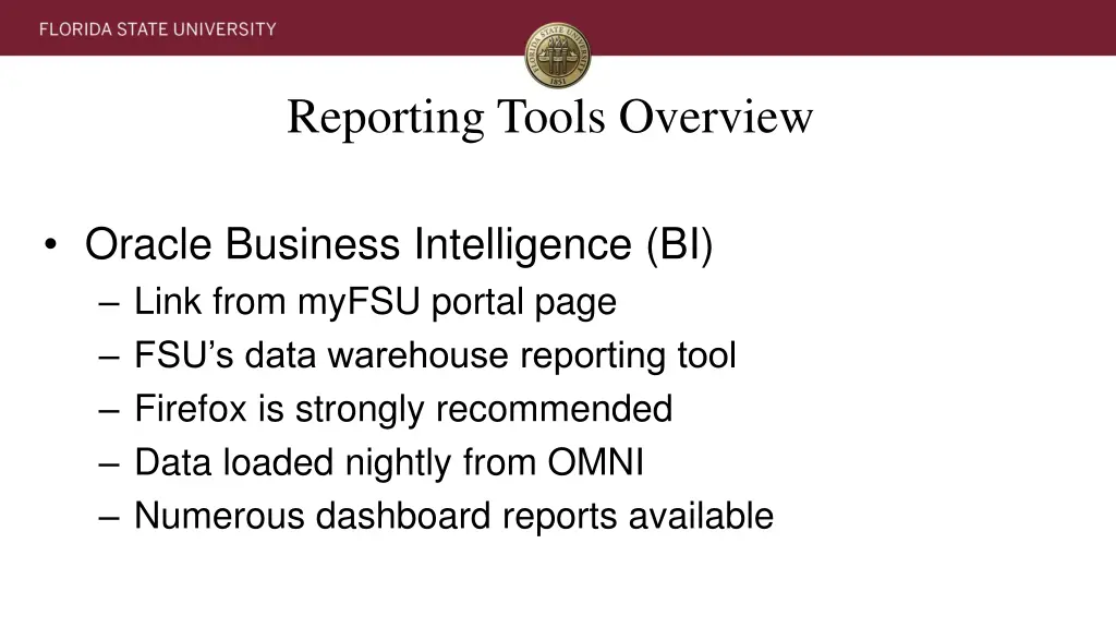 reporting tools overview 1