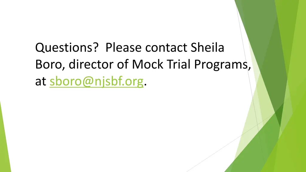 questions please contact sheila boro director