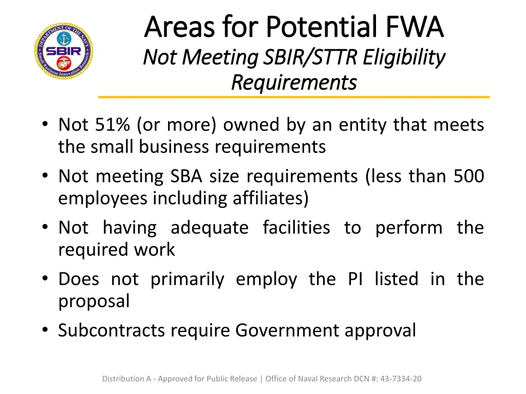 areas for potential fwa areas for potential