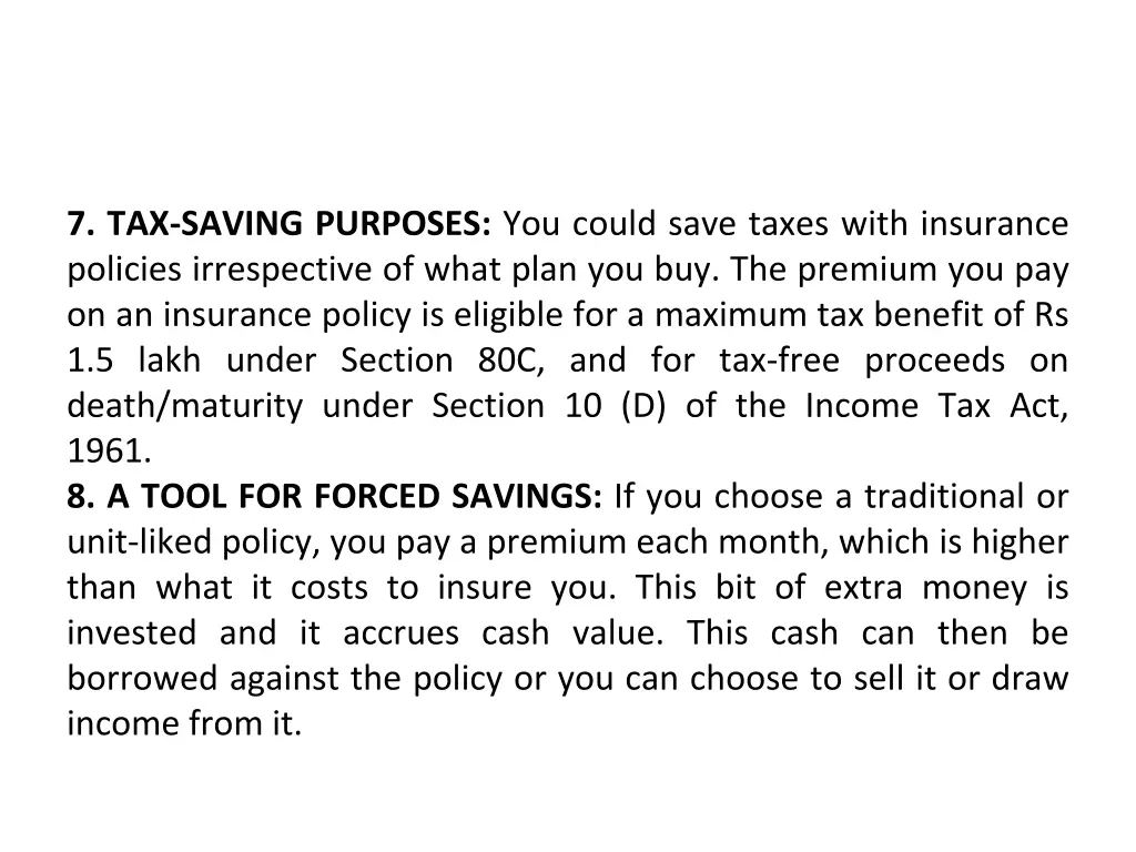 7 tax saving purposes you could save taxes with