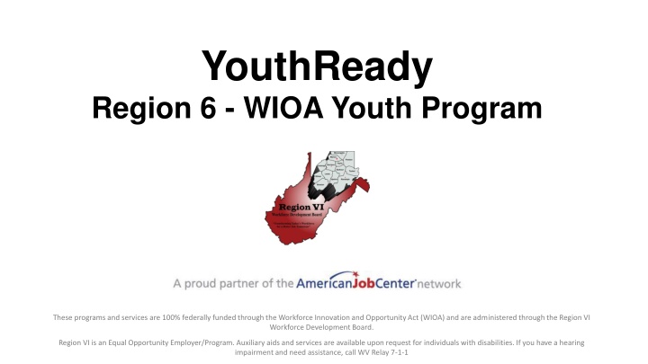 youthready region 6 wioa youth program