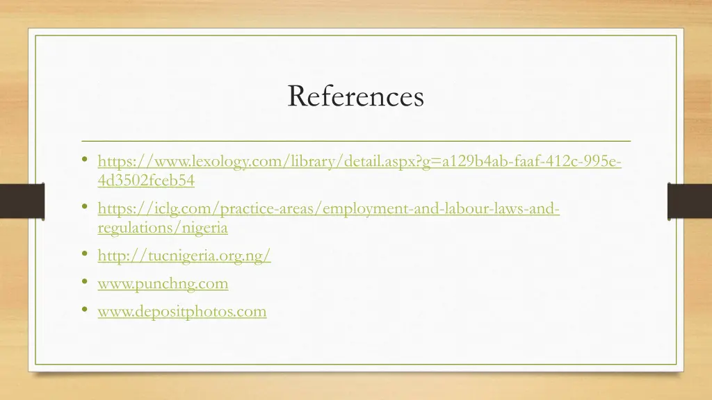 references