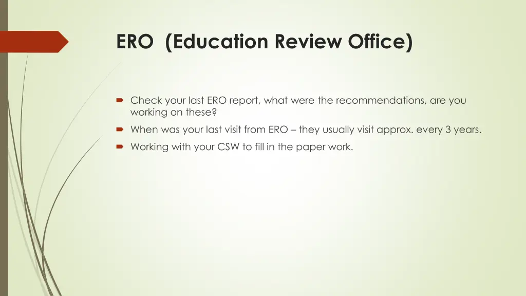 ero education review office