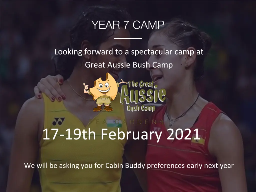 year 7 camp