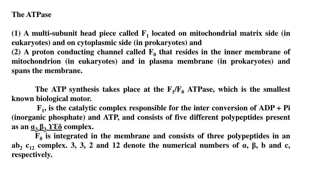 the atpase