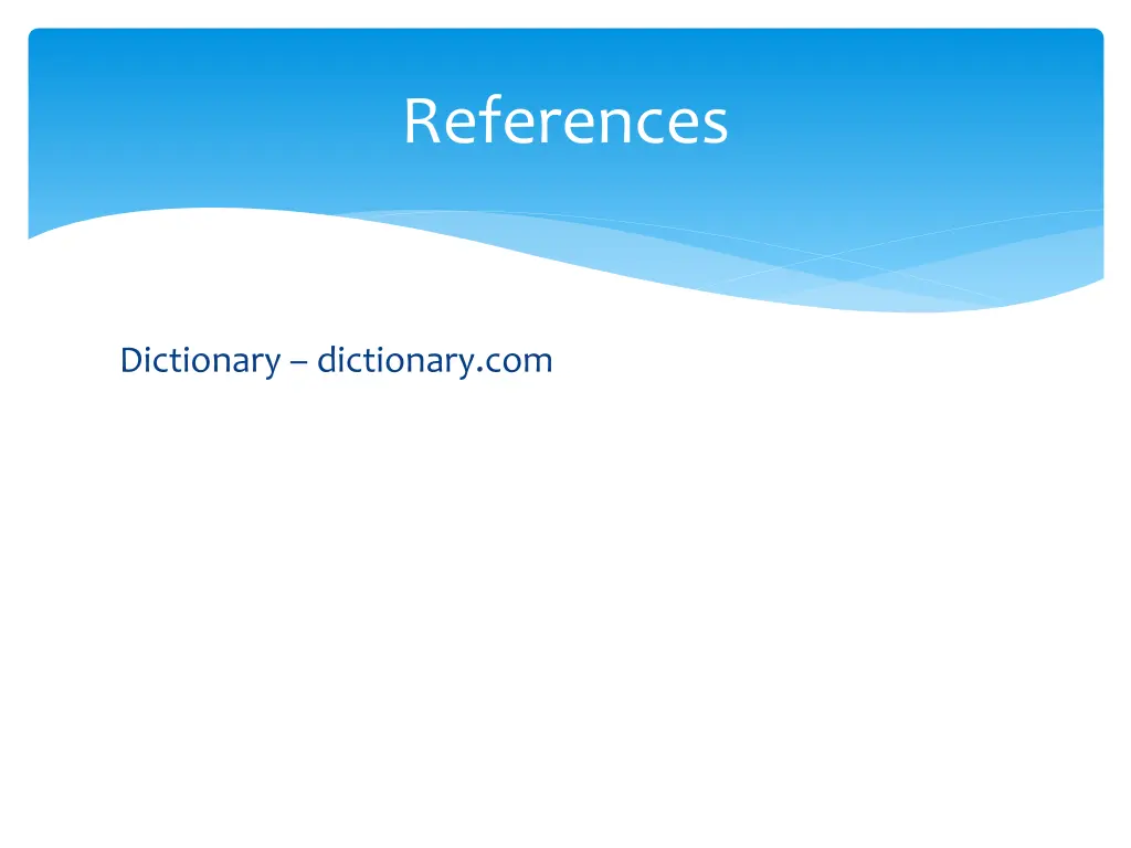 references