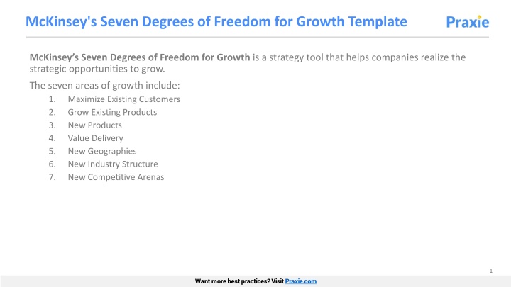 mckinsey s seven degrees of freedom for growth