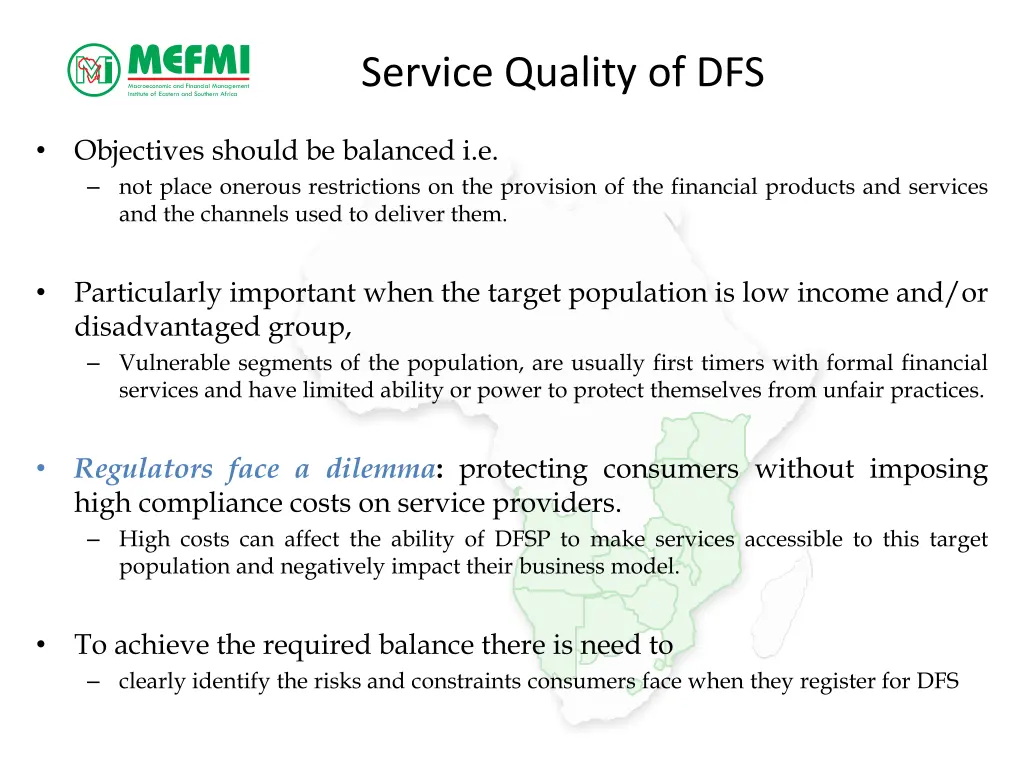 service quality of dfs 1