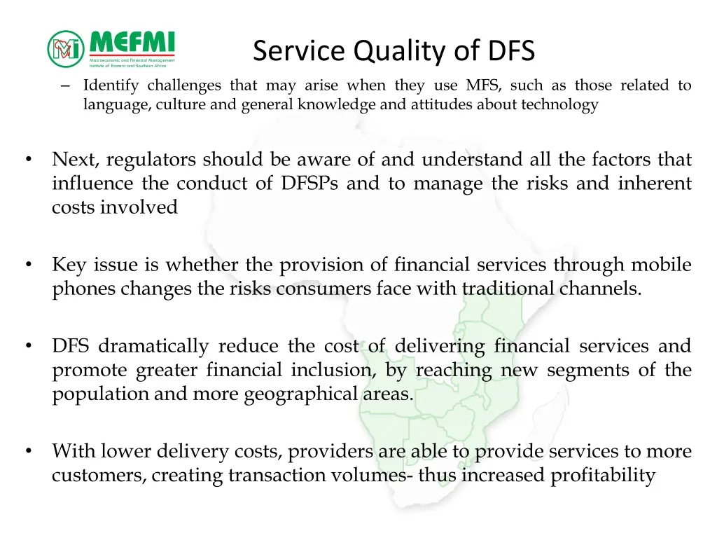 service quality of dfs 2