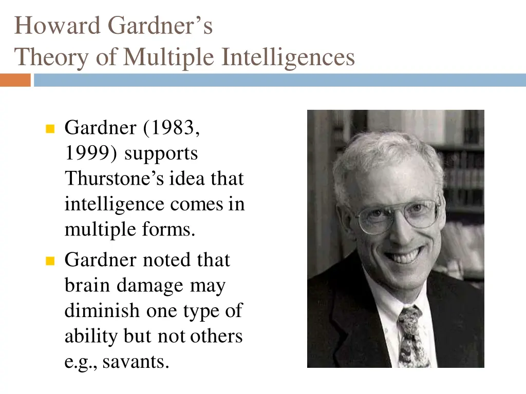 howard gardner s theory of multiple intelligences