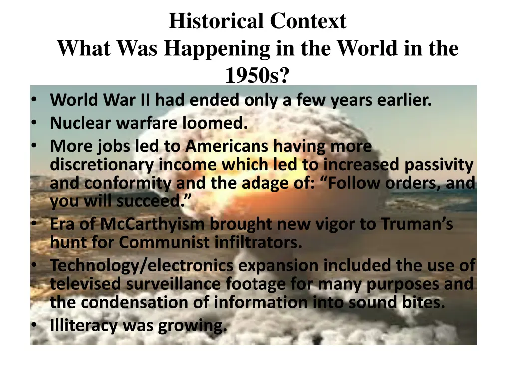 historical context