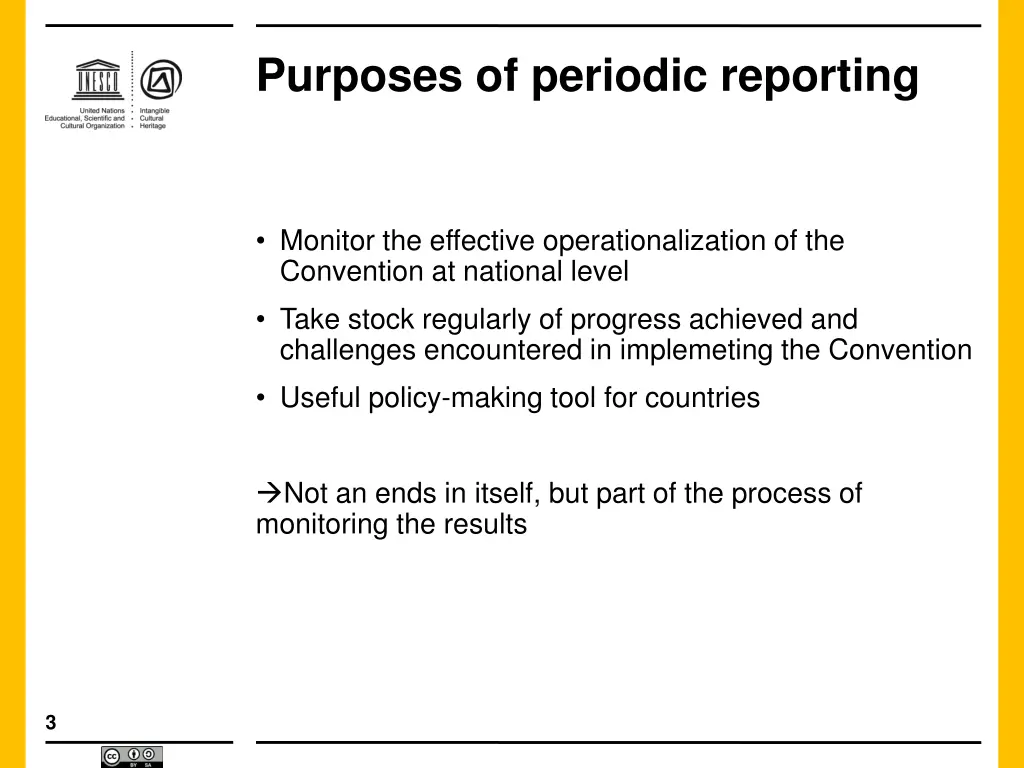 purposes of periodic reporting