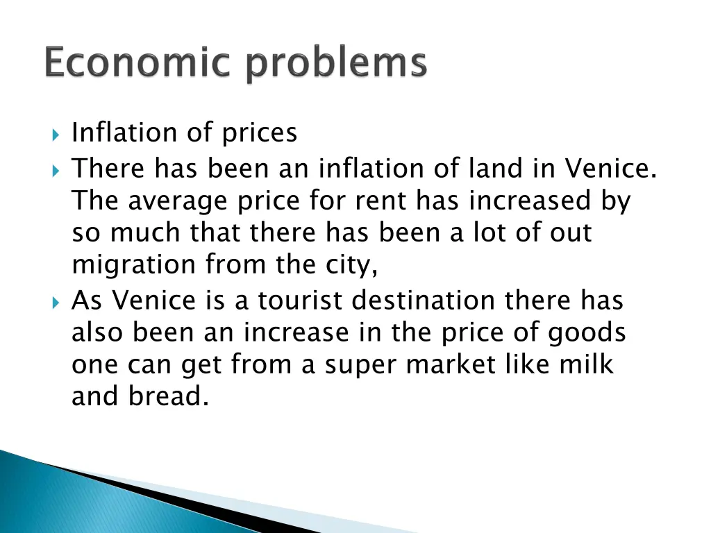 inflation of prices there has been an inflation