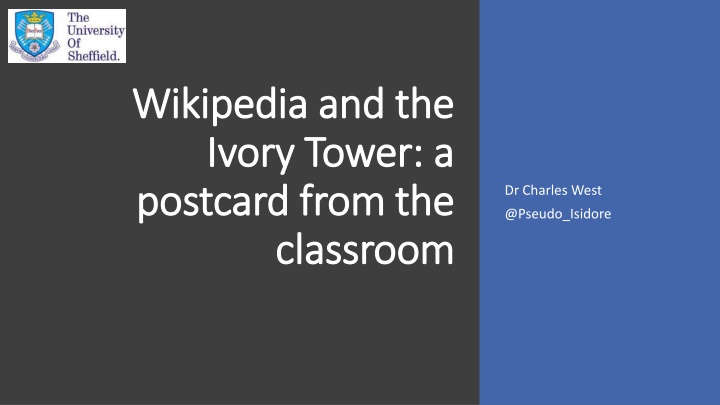 wikipedia and the wikipedia and the ivory tower