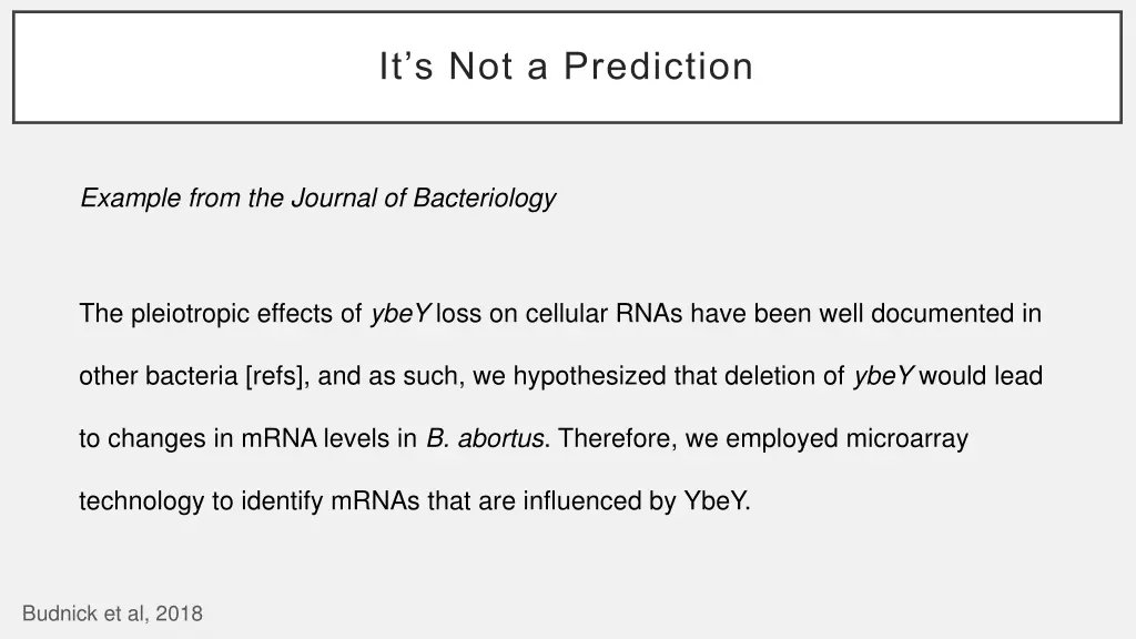 it s not a prediction 3