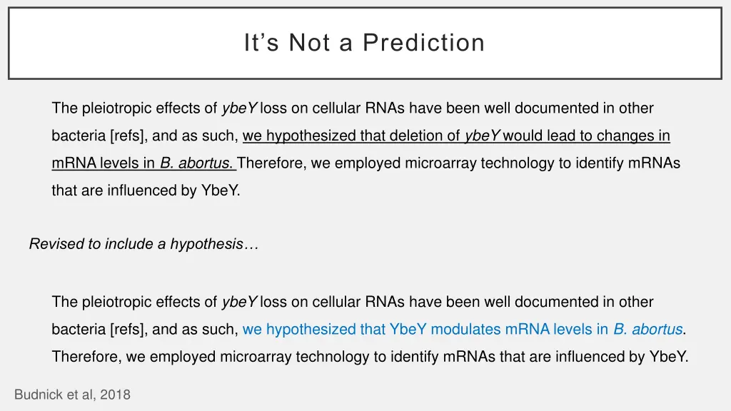 it s not a prediction 8