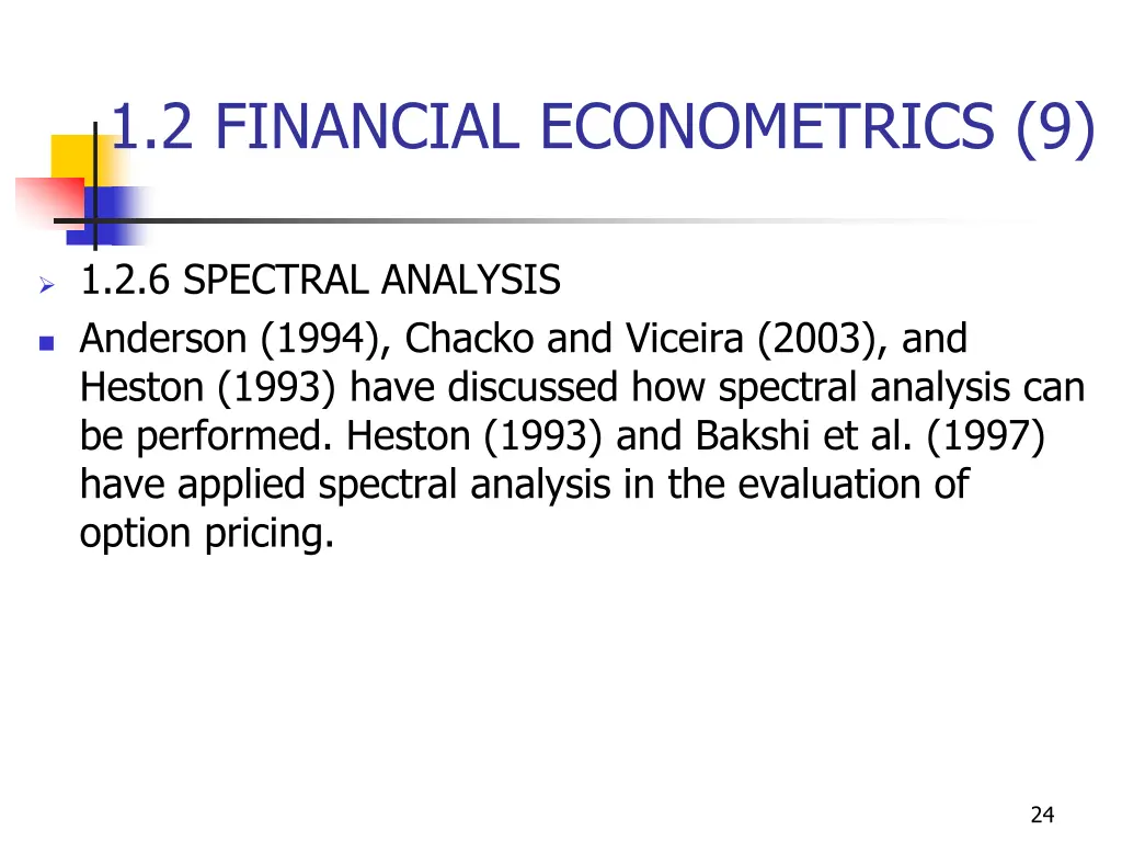 1 2 financial econometrics 9