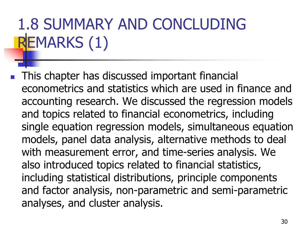 1 8 summary and concluding remarks 1