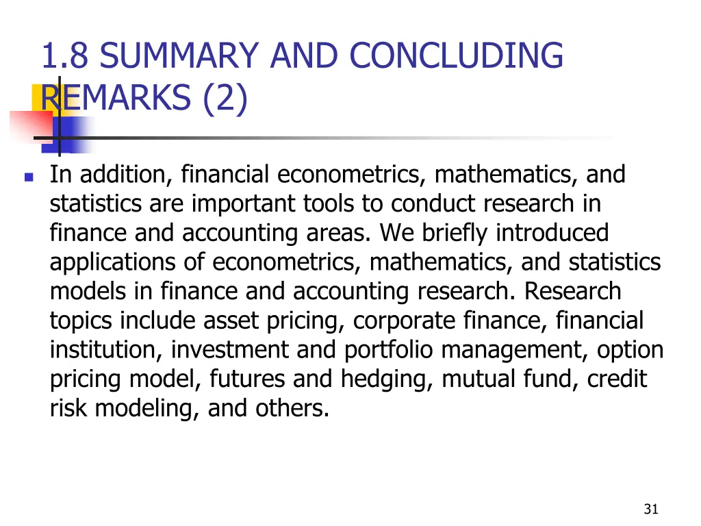 1 8 summary and concluding remarks 2