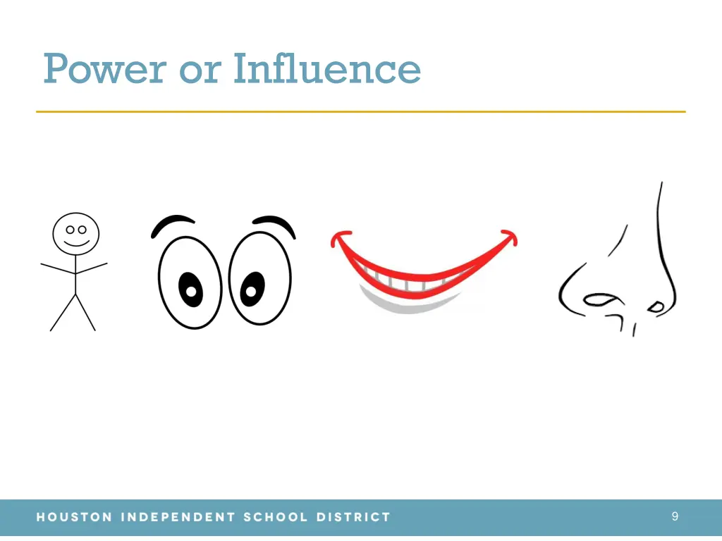 power or influence