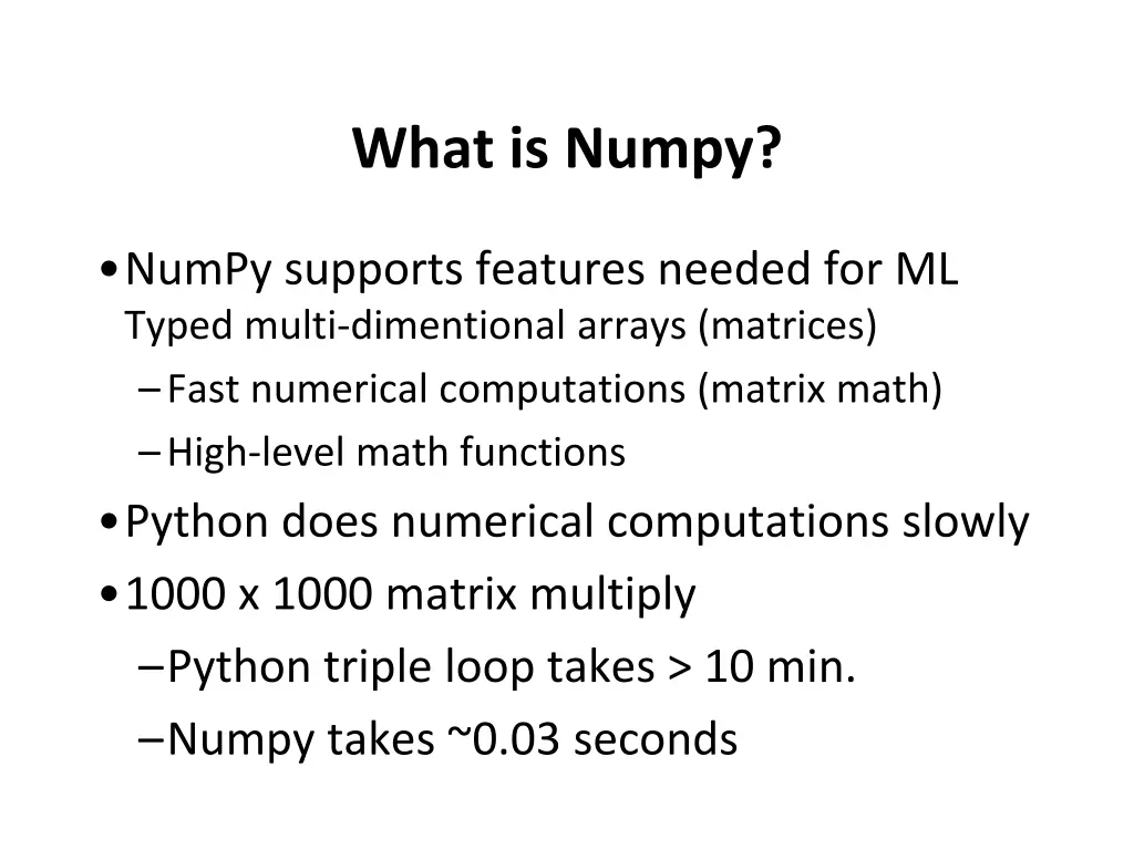 what is numpy