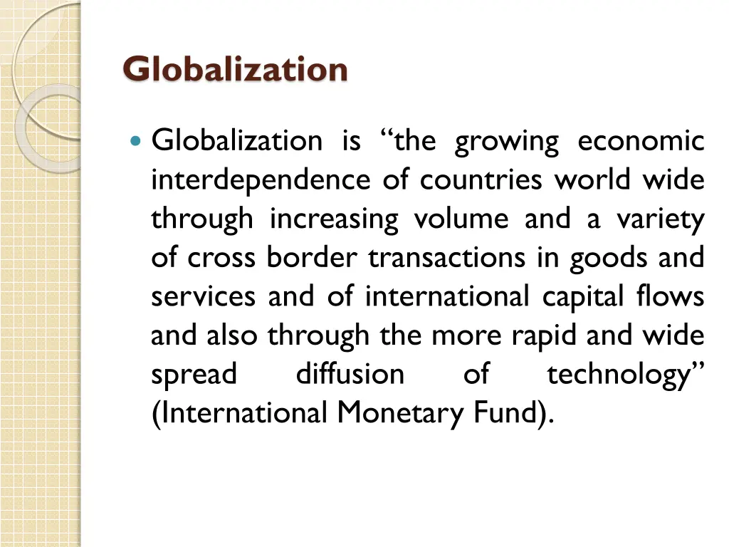 globalization