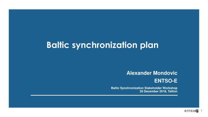 baltic synchronization plan