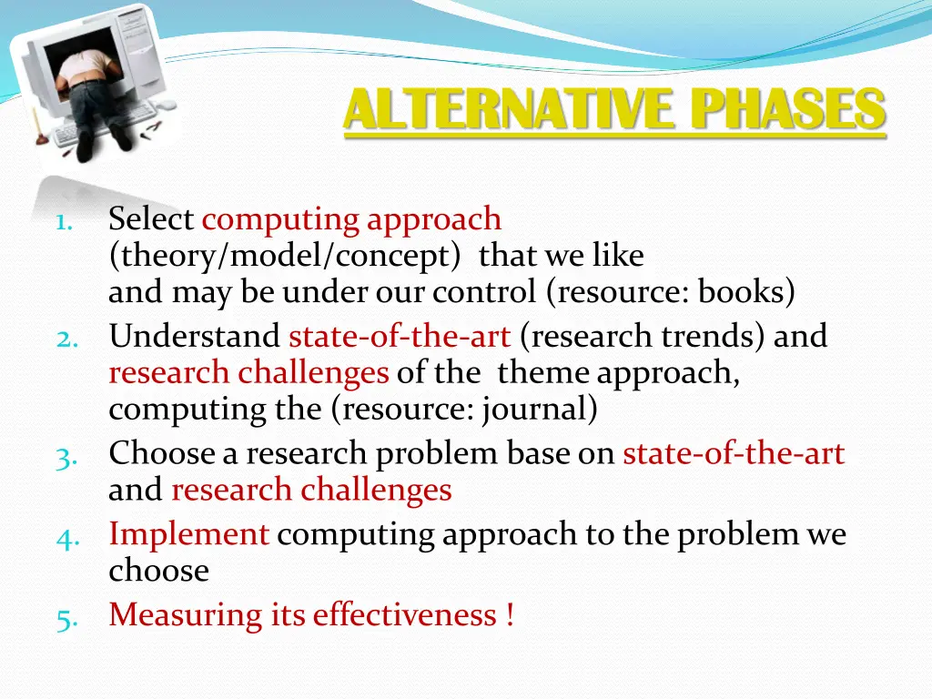 alternative phases alternative phases