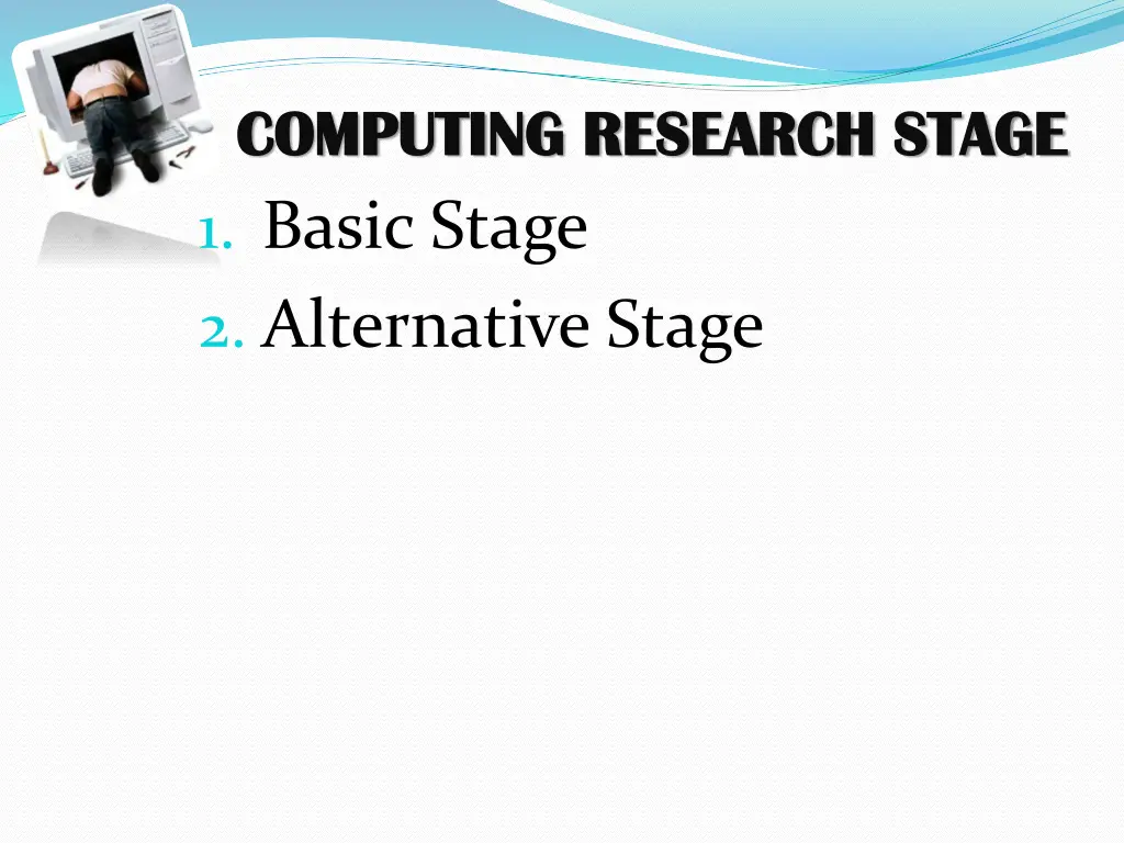 computing research stage computing research stage