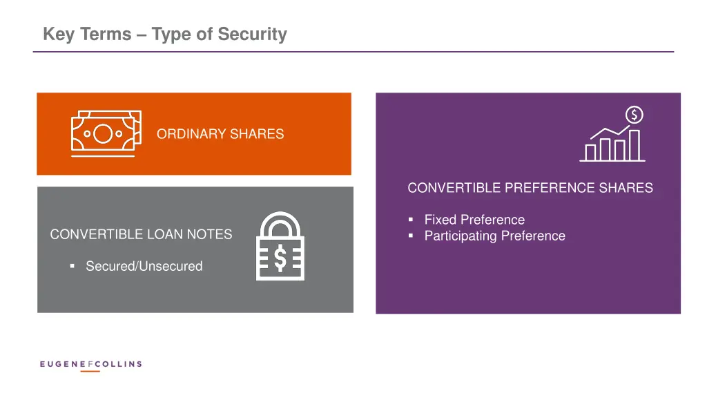 key terms type of security