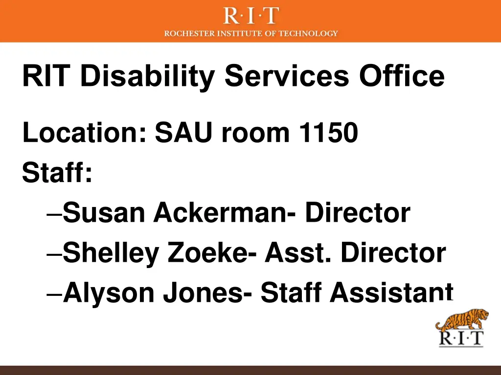 rit disability services office