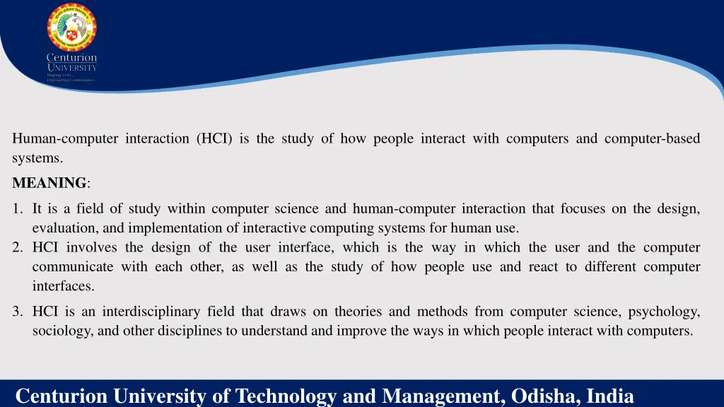 human computer interaction hci is the study