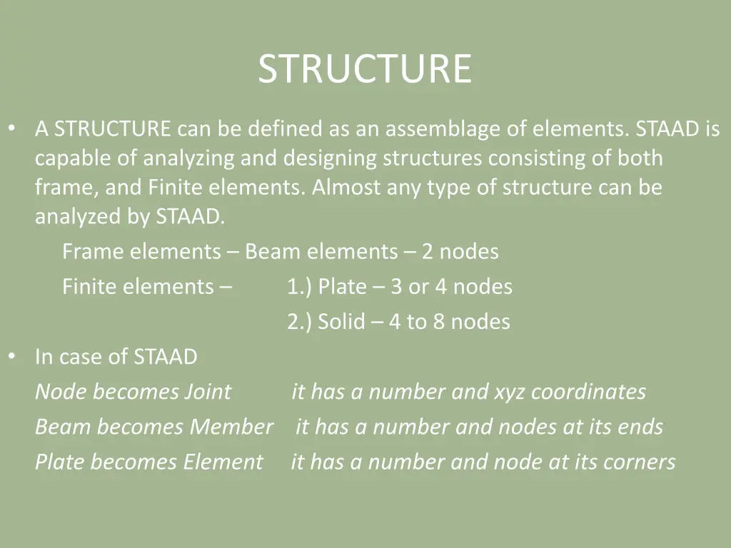 structure